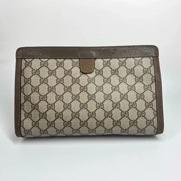 Gucci Supreme GG Monogram Accessory Collection Clutch Crossbody Bag - Picture 4 of 14
